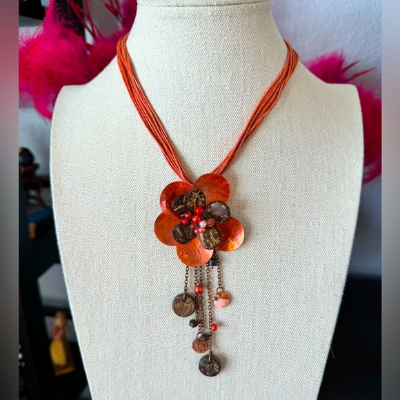 you & i Jewelry - You & I Flower Statement Necklace